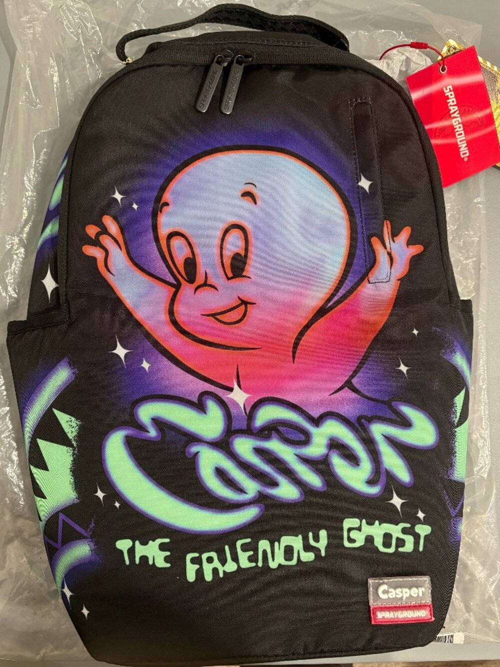 NWT Sprayground x Casper The Friendly Ghost Fade Away Limited Edition Backpack